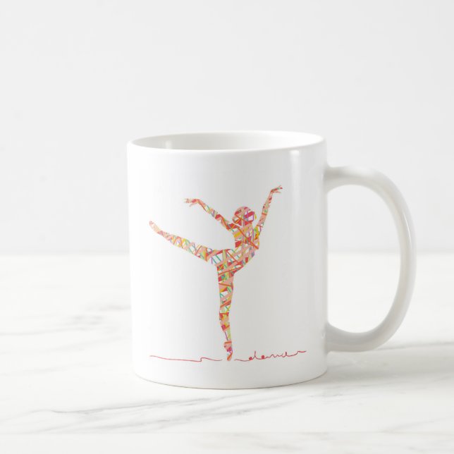 Taza De Café Bailarín moderno (Derecha)