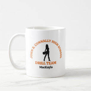 Taza De Café Bailarín Personalizado del Equipo de Baile del Ins