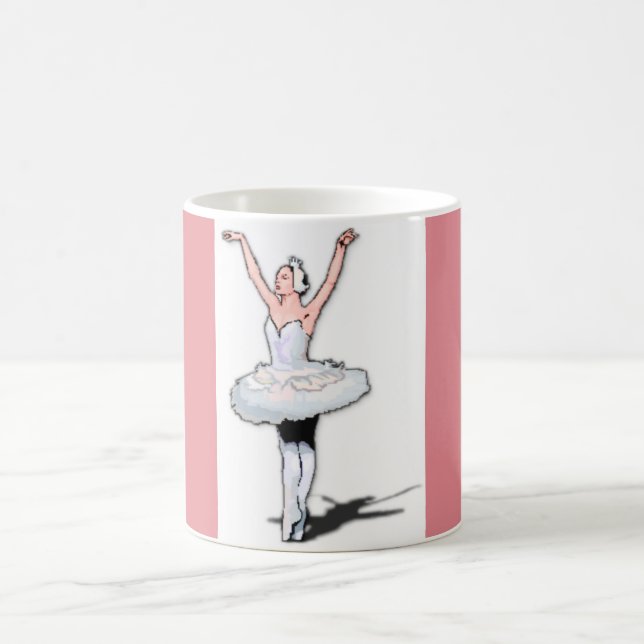 Taza De Café Bailarina Chica bailarina Ballet Rosa Dance Gigant (Centro)
