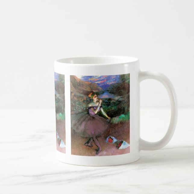 Taza De Café Bailarina con Bouquets de Degas (Derecha)