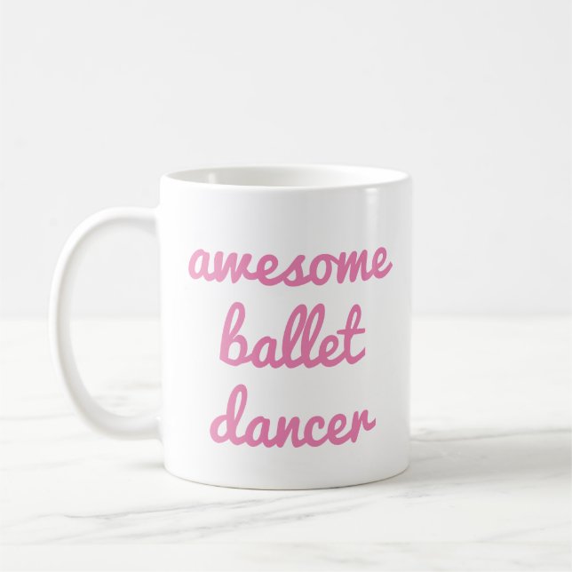 Taza De Café bailarina de ballet impresionante Cote Dancer Gift (Izquierda)
