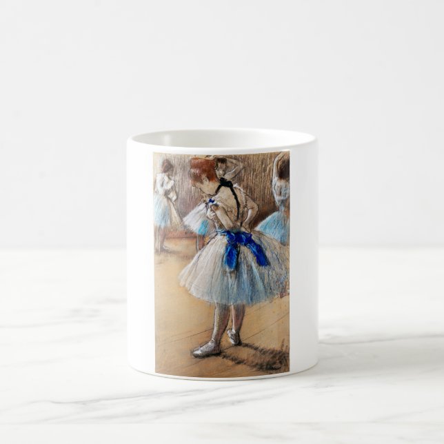 Taza De Café Bailarina de cinta azul, Edgar Degas (Centro)