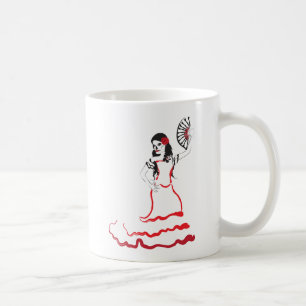 Taza De Café bailarina de cráneo de azúcar en España