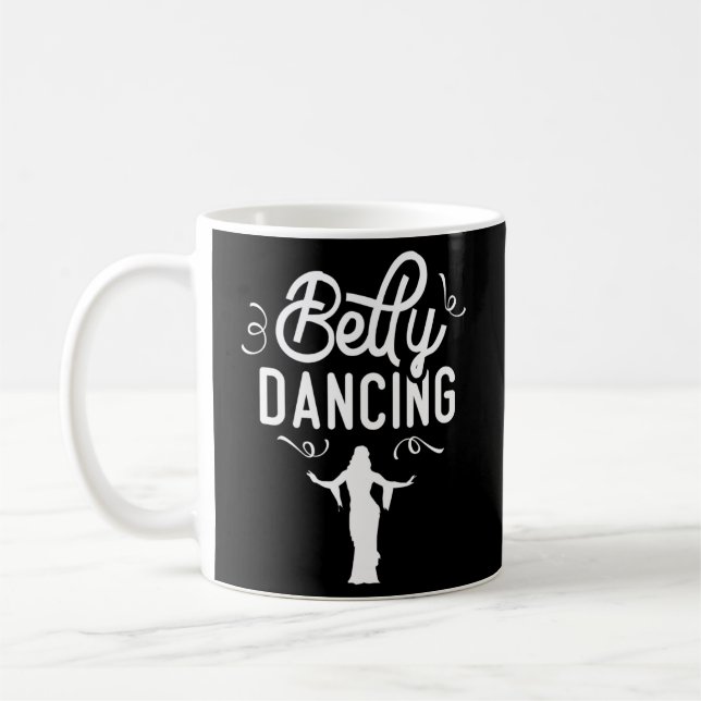 Taza De Café Bailarina de danza oriental con danza Belly (Izquierda)