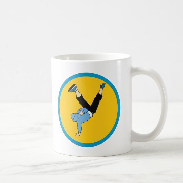 Taza De Café Bailarina de estilo de calle Hip Hop (Derecha)