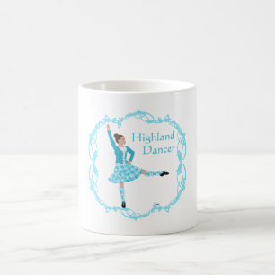 Taza De Café Bailarina de las Highlands escocesas Nudo celta Tu