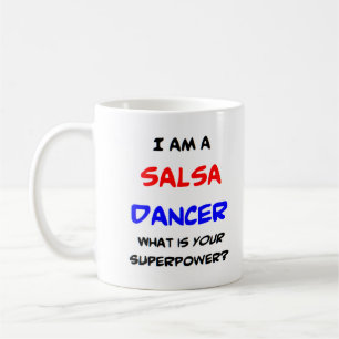 Taza De Café bailarina de salsa