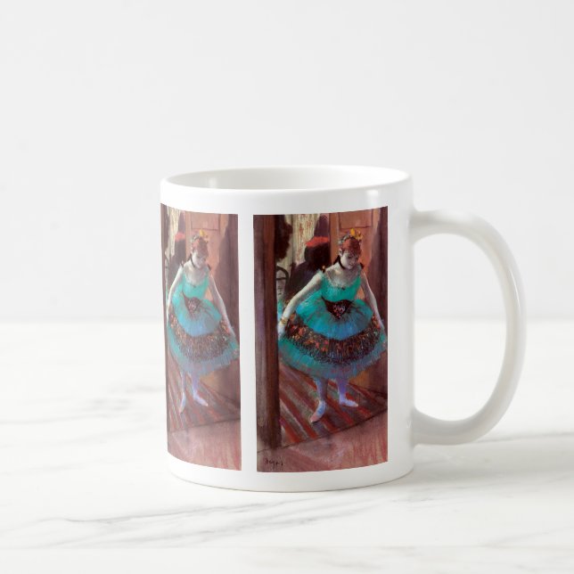 Taza De Café Bailarina deja su habitación de vestir por Degas (Derecha)