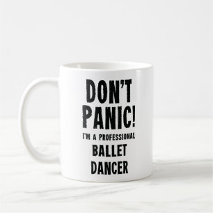 Taza De Café Bailarina divertida de ballet