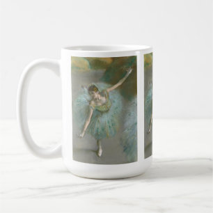 Taza De Café Bailarina en verde Edgar Degas