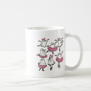 Taza De Café Bailarina fantasma Llet Cuo Boo Bailando Halloween