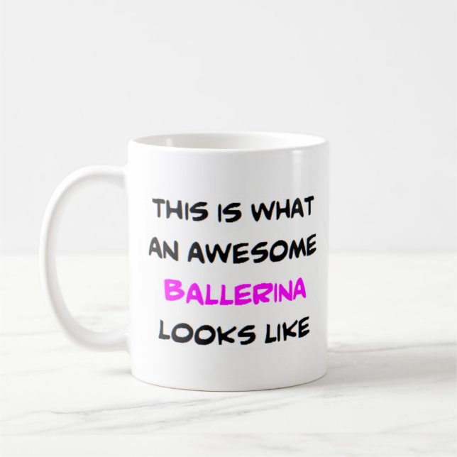 Taza De Café bailarina impresionante (Izquierda)