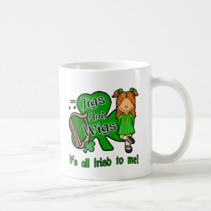 Taza De Café Bailarina irlandesa, baile irlandés