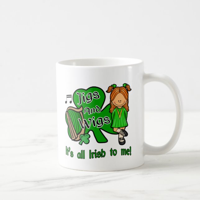 Taza De Café Bailarina irlandesa, baile irlandés (Derecha)