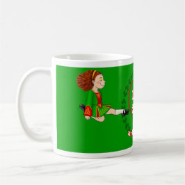 Taza De Café Bailarina irlandesa, cantante de baile irlandés