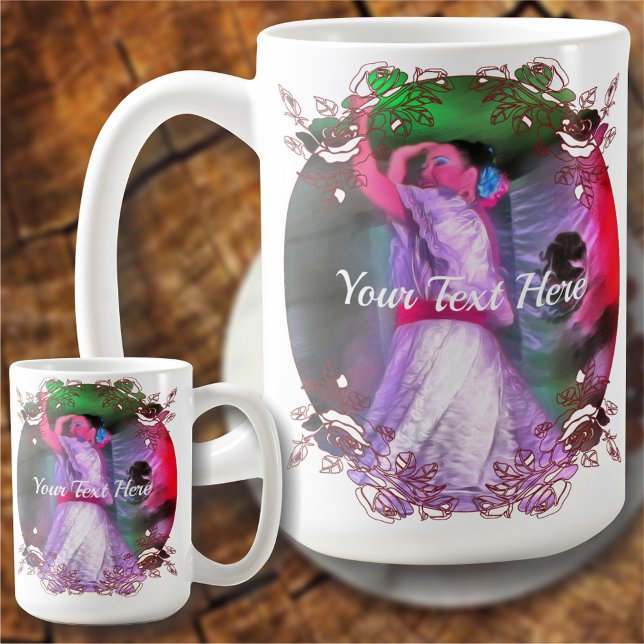 Taza De Café Bailarina mexicana 0175 (Subido por el creador)