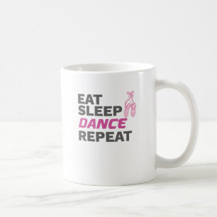 Taza De Café Bailarina para bailarina comiendo baile de sueño r