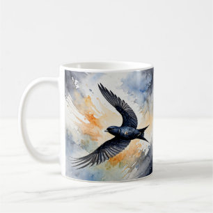 Taza De Café Bailarina simbiótica de Sky: Graceful Swift BIrd