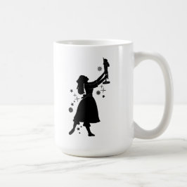 Taza De Café Bailarina y cascanueces en el navidad