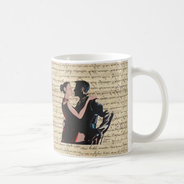 Taza De Café Bailarinas de tango (Derecha)