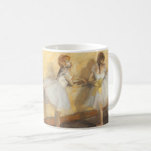 Taza De Café Bailarinas en la barra por Edgar Degas, Ballet Vin