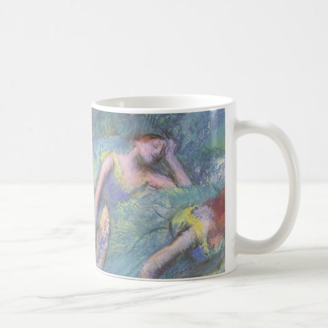Taza De Café Bailarinas en las bambalinas de Edgar Degas (Derecha)