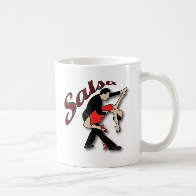 Taza De Café Bailarines de la salsa (Derecha)