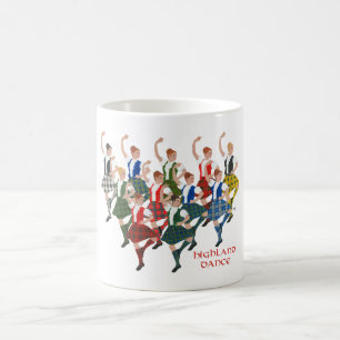 Taza De Café Bailarines de las Highlands escocesas