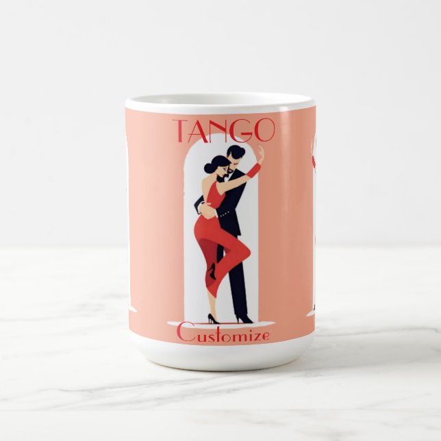 Taza De Café Bailarines de tango Thunder_Cove (Centro)