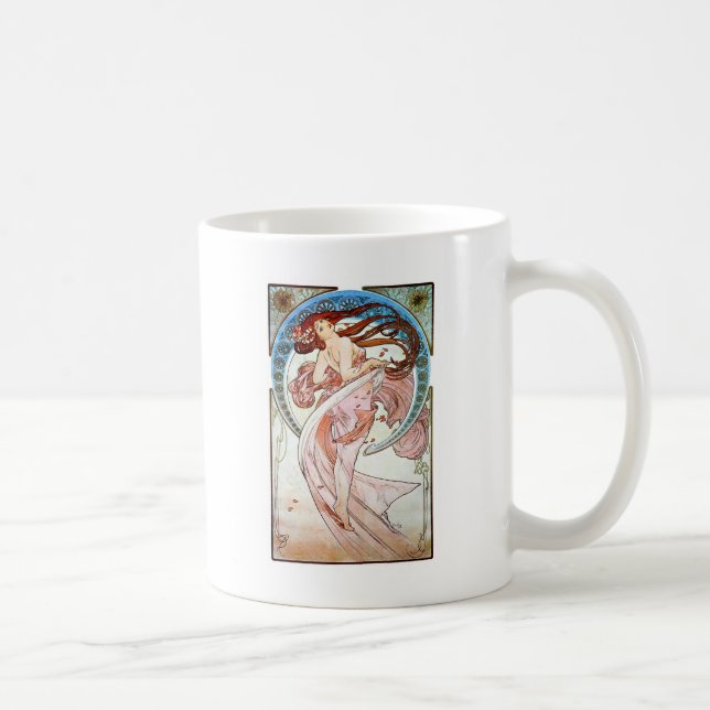 Taza De Café Baile Alphonse Mucha (Derecha)
