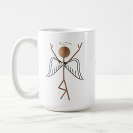 Taza De Café Baile Angel de palo