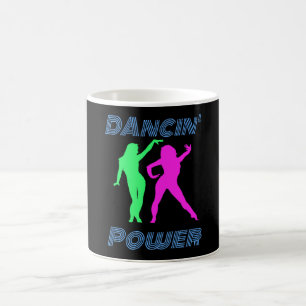 Taza De Café Baile - Chicas de poder de Retro Dancin