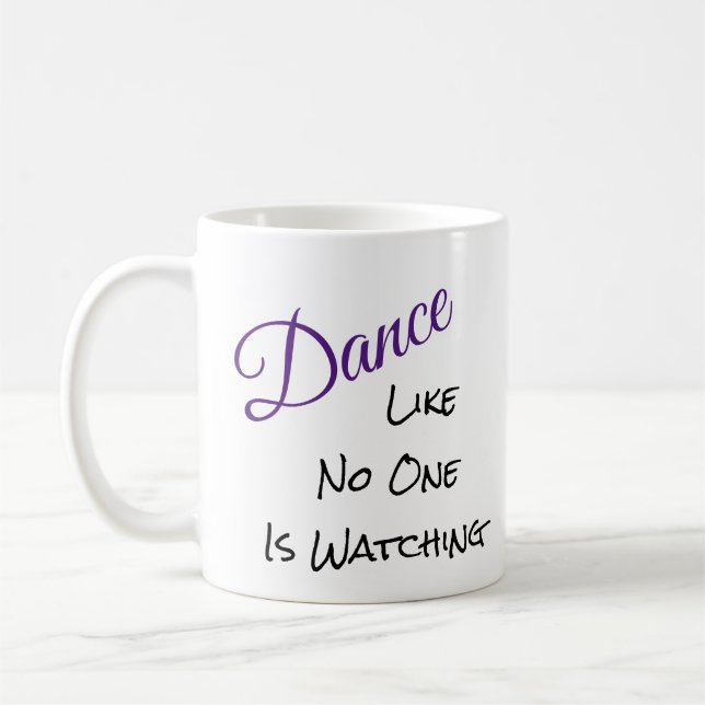 Taza De Café Baile como nadie mira (Izquierda)