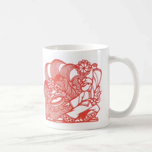 Taza De Café Baile con el león (Derecha)