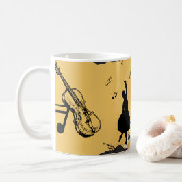 Taza De Café Baile con violín