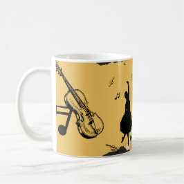 Taza De Café Baile con violín