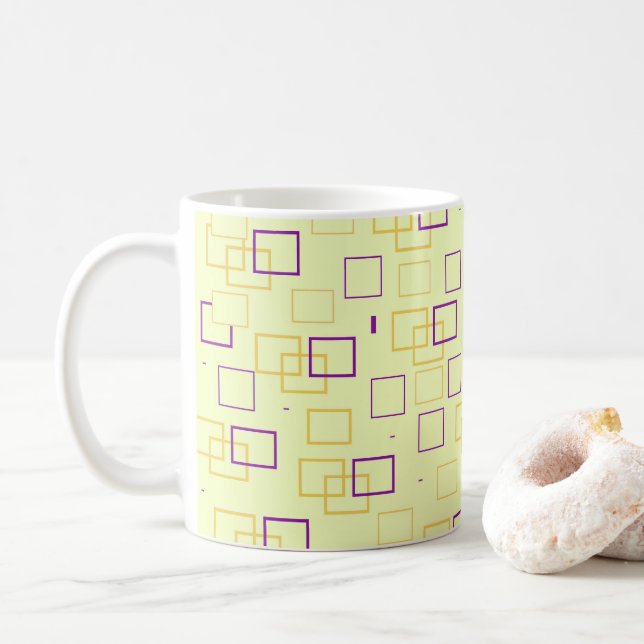 Taza De Café Baile Cuadrado (Con donut)