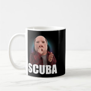 Taza De Café Baile de buzo divertido meme hombre cerdo meme Bra