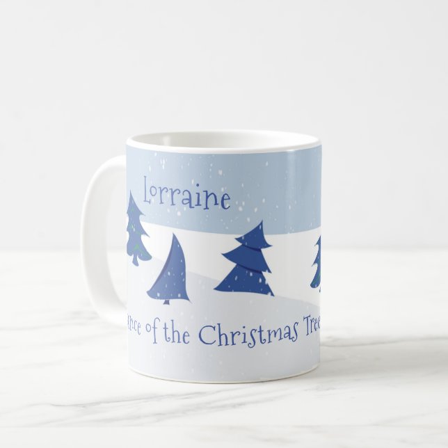 Taza De Café Baile de los Árboles de Navidad (Anverso izquierdo)