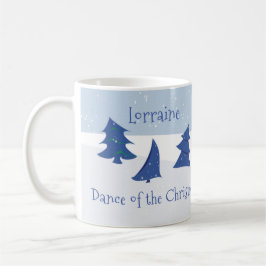 Taza De Café Baile de los Árboles de Navidad