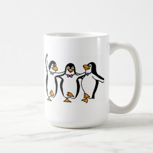 Taza De Café Baile de los pingüinos