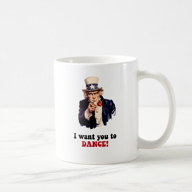 Taza De Café Baile divertido (Derecha)