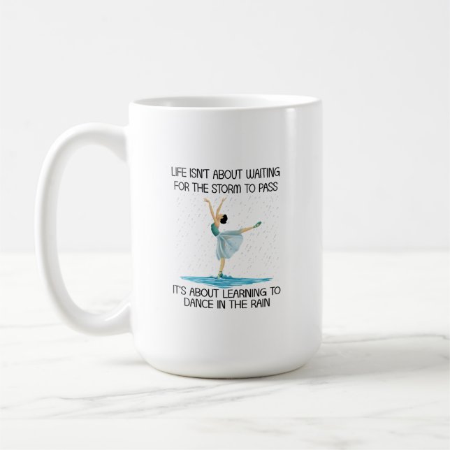 Taza De Café Baile En La Mug De Lluvia (Izquierda)