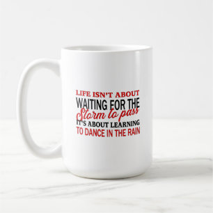 Taza De Café Baile En La Mug De Lluvia