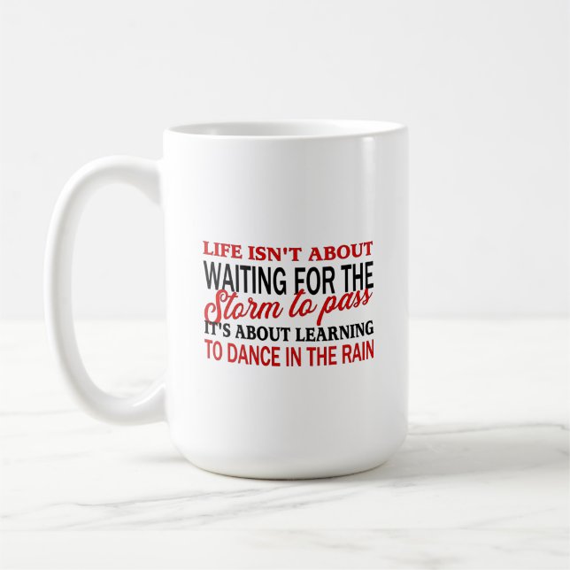 Taza De Café Baile En La Mug De Lluvia (Izquierda)