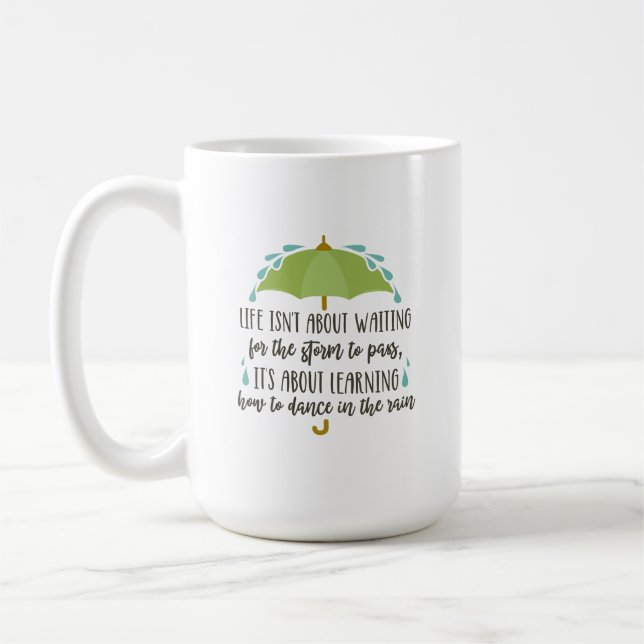 Taza De Café Baile En La Mug De Lluvia (Izquierda)
