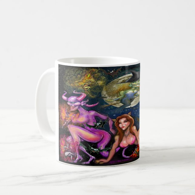 Taza De Café Baile espeluznante (Anverso izquierdo)