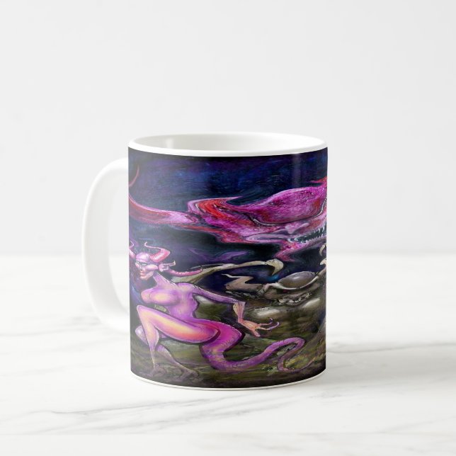 Taza De Café Baile espeluznante (Anverso izquierdo)