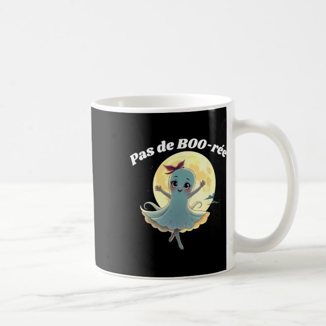 Taza De Café Baile Fly Ballet Fantasma Halloween (Derecha)