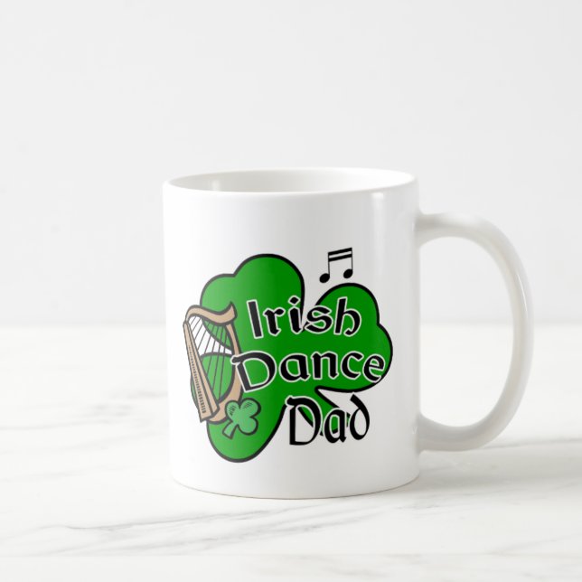 Taza De Café Baile irlandés, papá bailarín (Derecha)